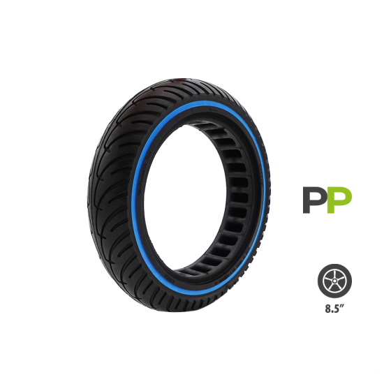 Pneu plein Xiaomi nouvelle génération bleu  pour trottinette électrique - wattiz