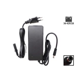 Chargeur 36V - 42V / 2A (connecteur DC 5.5 - 2.5mm) pour trottinette électrique - Wattiz
