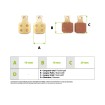 Magura MT5 MT7 metal brake pads