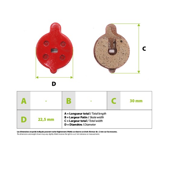 Plaquettes de freins Niu Kqi2 Kqi3 pour trottinette électrique - wattiz