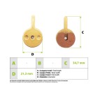 Plaquettes de freins métalliques Speedway et Dualtron pour trottinette électrique - wattiz