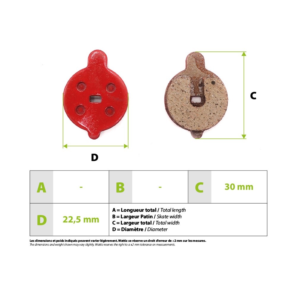 Brake pads Niu Kqi2 Kqi3