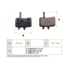 Plaquettes de frein Sram Avid E7 E9 pour trottinette électrique - Wattiz