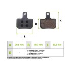 Plaquettes de frein SRAM DB1 DB3 DB5 pour trottinette électrique wattiz