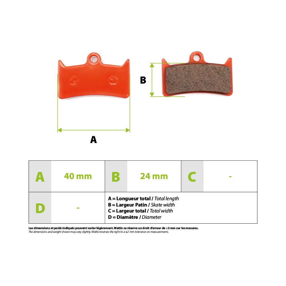Pastillas de freno cerámicas Hope Tech V4