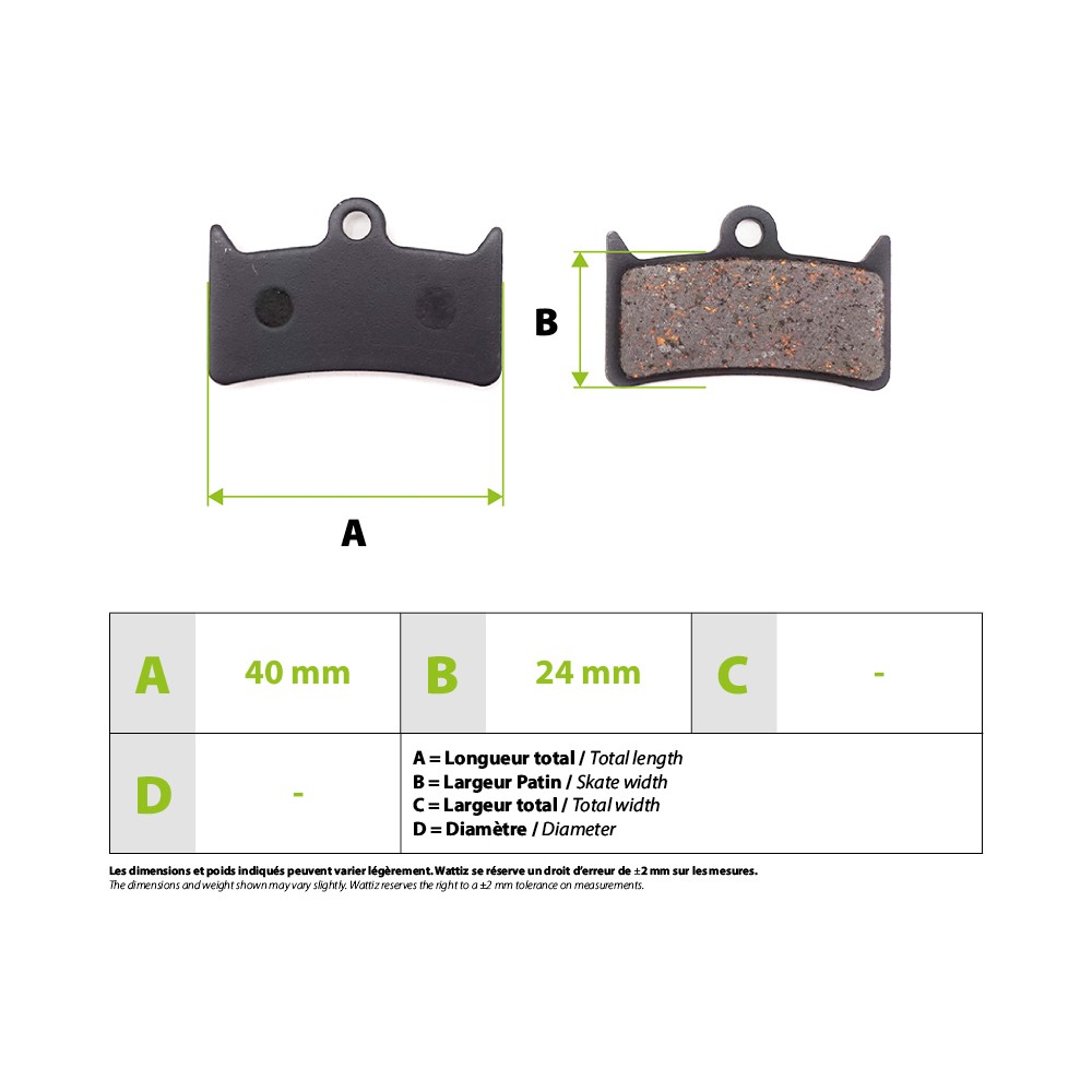 Hope Tech V4 Semi Metal Brake Pads
