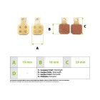 Plaquette de freins Magura MT5 MT7 metalliques pour trottinette électrique - Wattiz