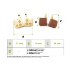 Plaquette de frein Magura 9.C Metallique pour trottinette électrique - Wattiz