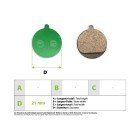 Plaquettes de frein ceramique E-cross Smartgyro pour trottinette électrique - Wattiz