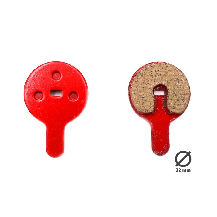 Plaquettes De Frein 21,2 Mm Pour Kaabo Skywalker E-Cross Pro Et Smartgyro - Noir/Marron