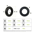 Pneu plein 10x2.50 -34mm pour trottinette électrique - Wattiz