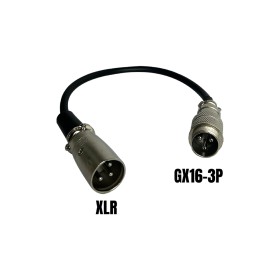 Adapter GX16-3P männlich auf XLR männlich