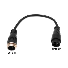Adaptateur GX16-3P male vers LP16-3P femelle pour trottinette électrique - Wattiz