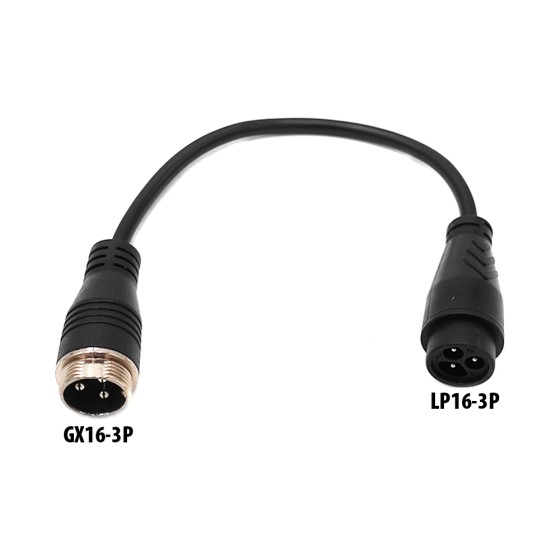 Adaptateur GX16-3P male vers LP16-3P femelle pour trottinette électrique - Wattiz