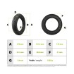 Solid tire for balance bike 12 inches