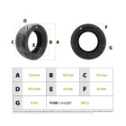 Pneu tubeless 90/55-6 pour trottinette électrique - wattiz