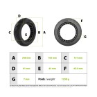 Pneu plein 10x2.50 Kuickwheel pour trottinette électrique - Wattiz