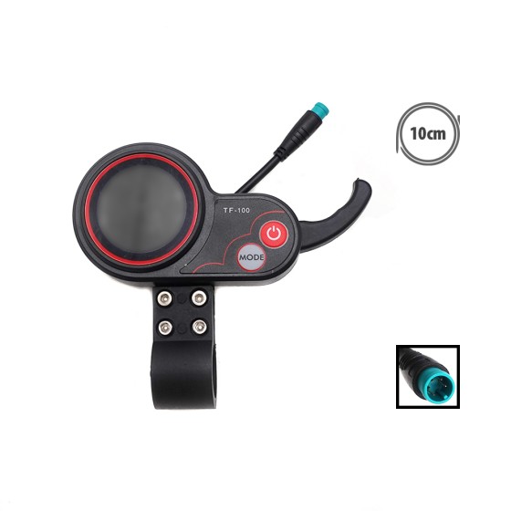 Display TF-100 5 pins 24V 36V 48V pour trottinette électrique - Wattiz
