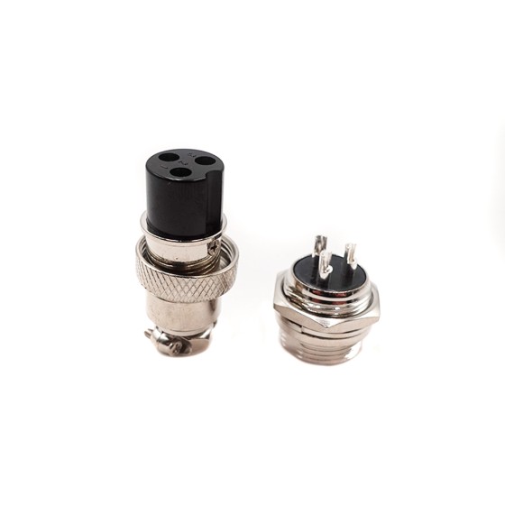 Prise GX16 male / femelle pour trottinette électrique - Wattiz