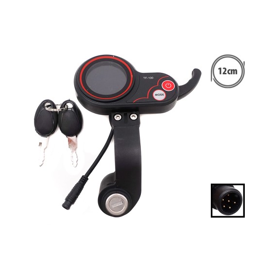 Display TF100 contacteur a clé pour trottinette électrique - Wattiz