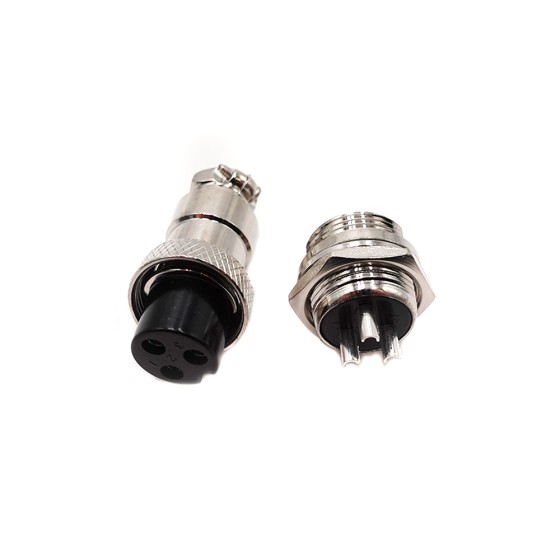 Prise GX16 male / femelle pour trottinette électrique - Wattiz