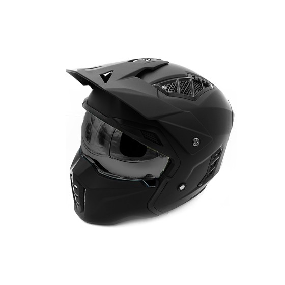 Casque street FRV noir mat (taille S à XL) pour trottinette électrique - Wattiz