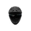 Matte black street helmet (size S to XL)