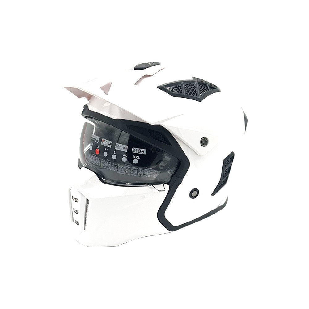 Casco Street blanco (talla S a XL)