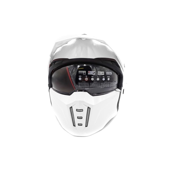 Casque street FRV blanc (taille S à XL) pour trottinette électrique - Wattiz