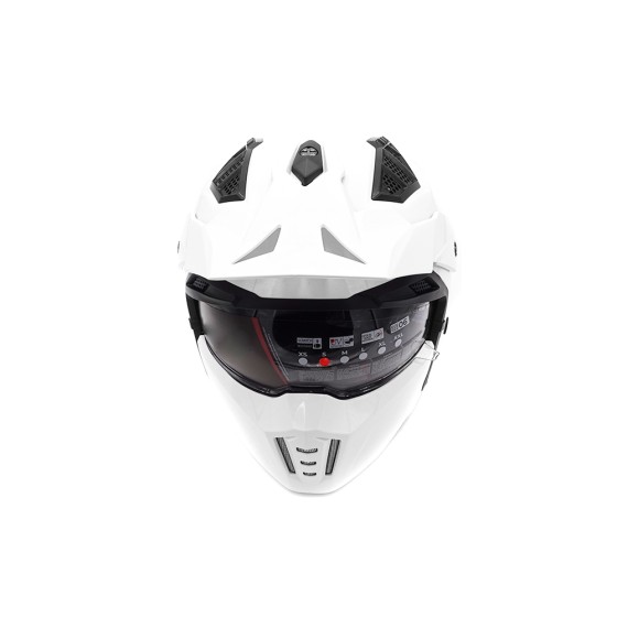 Casque street FRV blanc (taille S à XL) pour trottinette électrique - Wattiz