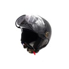 Casque JET FRV  noir mat (taille S à XL) pour trottinette électrique - Wattiz