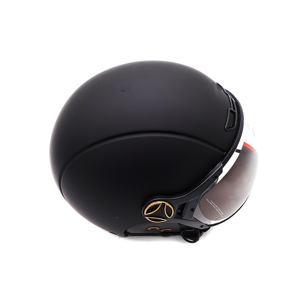 Casco JET  negro mate (talla S a XL)
