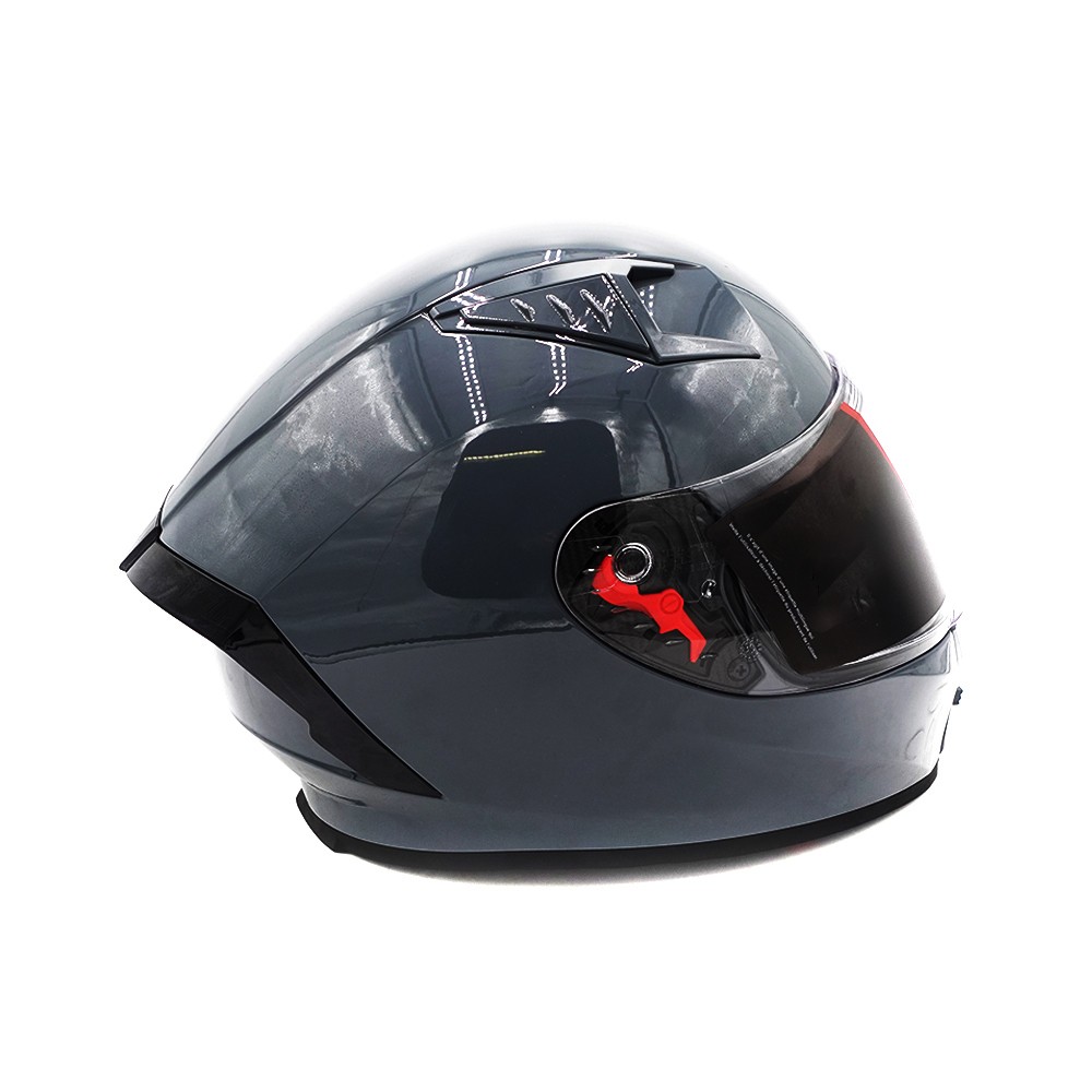 Gray full face helmet (size S to XL)