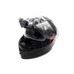 Casco integral negro (talla S a XL)
