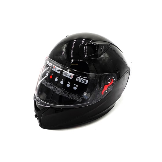 Casque intégral FRV noir (taille S à XL) pour trottinette électrique - Wattiz