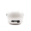 Casco JET  blanco brillante (tallas XS a XXL)