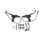 Kit Freins Hydrauliques 4 Pistons Connecteur Etanche (Av Gauche +Ar Gauche) pour trottinette électrique - wattiz