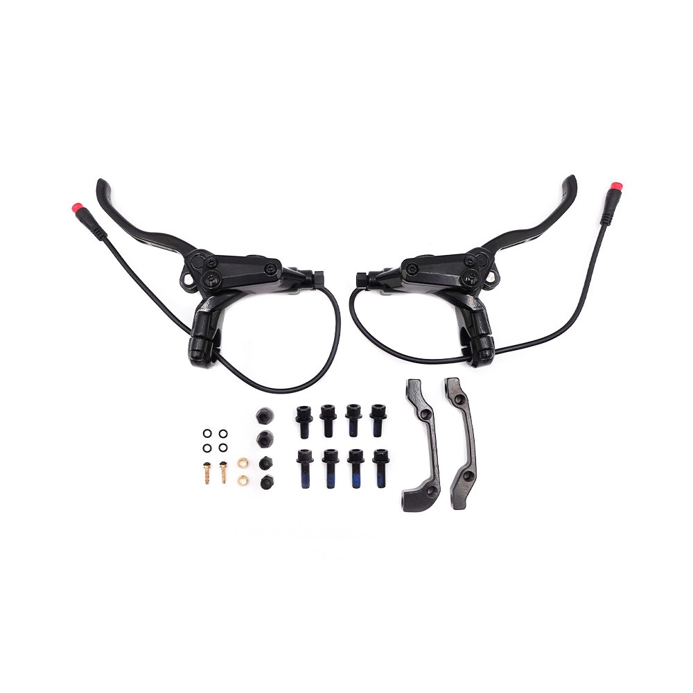 4-Kolben Hydraulikbremsen Kit mit wasserdichtem Anschluss (2 Bremssättel rechts)