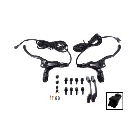 Kit Freins Hydrauliques 4 Pistons Connecteur SM (Av Gauche+Ar Gauche) pour trottinette électrique - wattiz