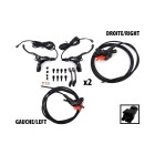 Kit Freins Hydrauliques 4 Pistons Connecteur SM (Gauche+Droite) pour trottinette électrique - wattiz