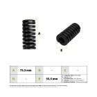 Ressort amortisseur arrière Vsett 8 Z8 Pro pour trottinette électrique - Wattiz