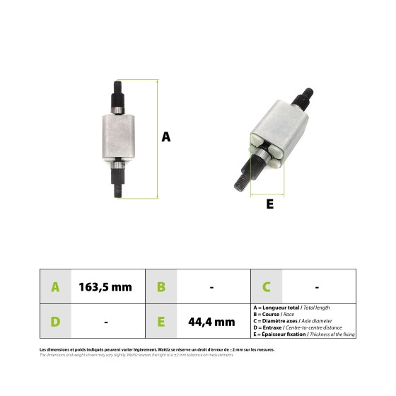 Cartouche suspension medium pour trottinette électrique - Wattiz