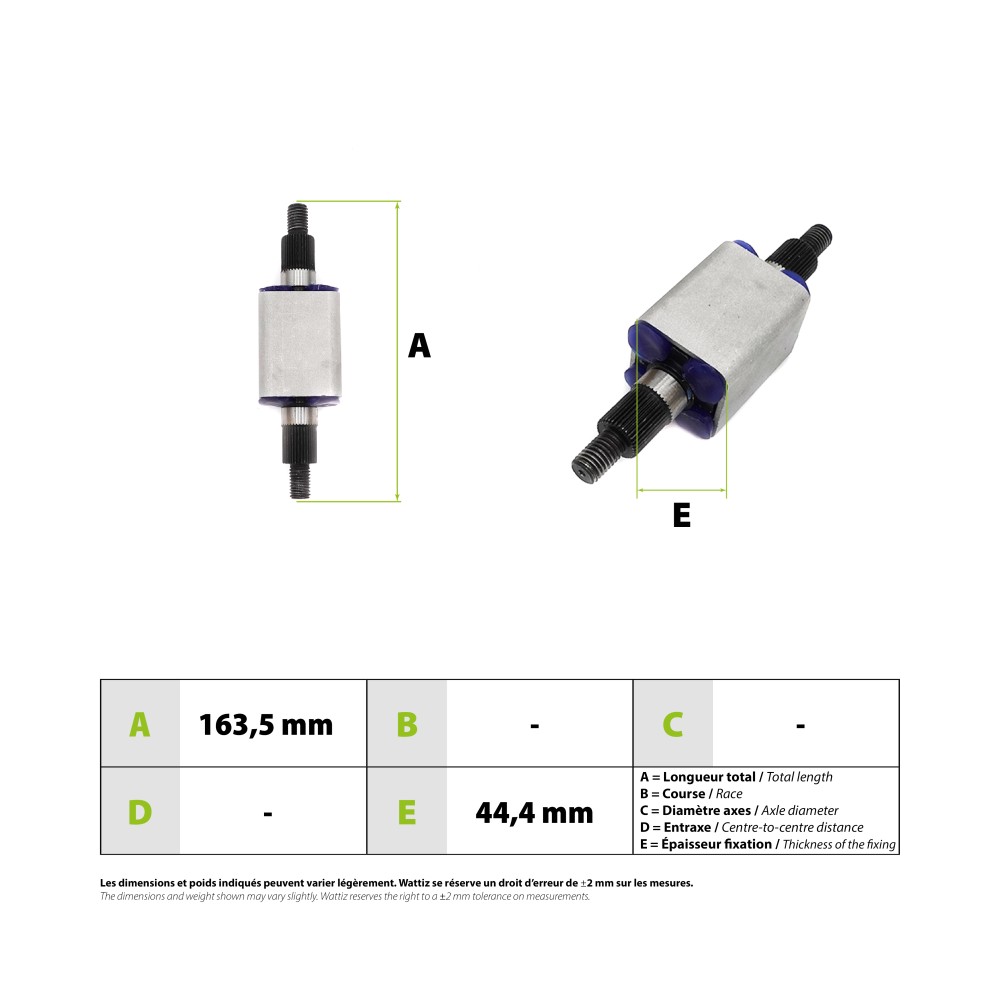 Medium soft suspension cartridge