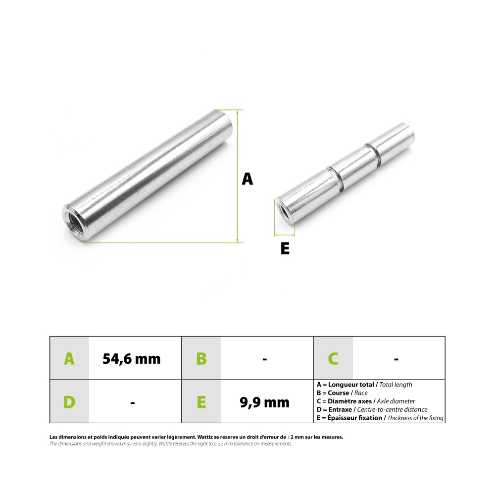 Dualtron Mini folding axle spring support
