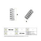 Ressort  amortisseur arriere Speedway Mini4 Pro pour trottinette électrique - wattiz