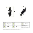 Amortisseur avant Kukirin G2 Max pour trottinette électrique - wattiz