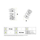 Ressort amortisseur arriere Etwow pour trottinette électrique - wattiz