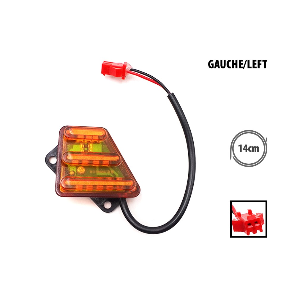 Conjunto de iluminación izquierdo Kukirin M4 Max para patinete eléctrico - Wattiz