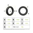 Neumático macizo Xiaomi M365 8,5X2 pulgadas para patinete eléctrico - wattiz