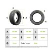 Neumático Voltek V6/Moovway Bw10 70/65-6.5 (255x70) reforzado para patinete eléctrico - wattiz